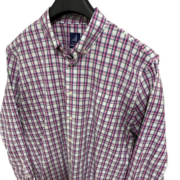 Johnnie O Shirt Mens XL Check Long Sleeve Button Down Casual Dress - Picture 2 of 6